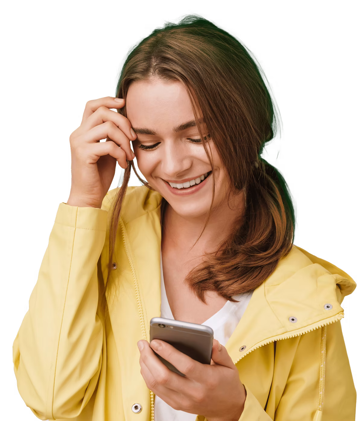 Happy woman on keto journey